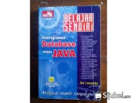 Image of Belajar sendiri pemrograman database dengan JAVA