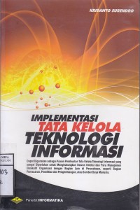 Image of Implementasi tata kelola teknologi informasi
