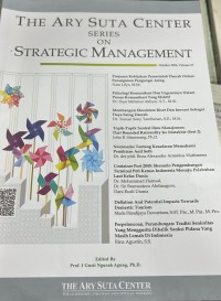 Image of The Ary Suta Center Series on Strategic Management
