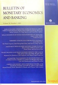 Image of Bulletin of Monetary Economics And Banking