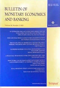 Image of Bulletin of Monetary Economics And Banking
