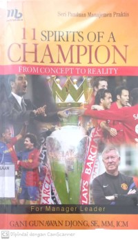 Image of 11 spirits of a champion : for manager leader