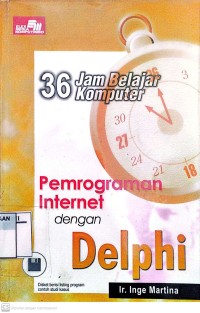 Image of 36 jam belajar komputer delphi 5.0