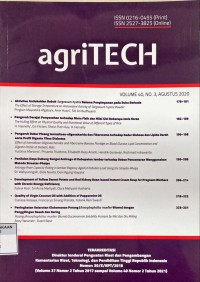Image of Agritech Vol. 40, No. 3 2020