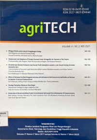 Image of Agritech Vol. 41, No. 2 2021