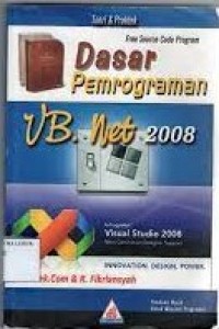 Image of Dasar Pemrograman VB.NET 2008