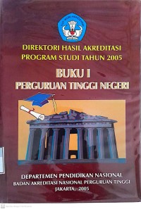 Image of Direktori Hasil Akreditasi Program Studi Tahun 2005