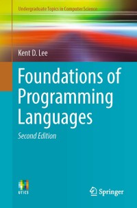 Image of Foundations of progamming languages second edition