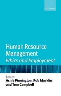 Image of Human resource management: ethics and employment