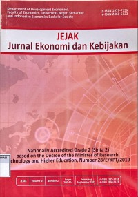 Image of JEJAK jurnal ekonomi dan kebijakan Vol 14, No. 2 2021