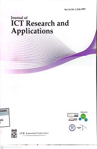 Image of Journal of ICT Research and Applications Vol. 14, No. 1 2020