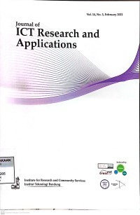 Image of Journal of ICT Research and Applications Vol. 14, No. 3 2021