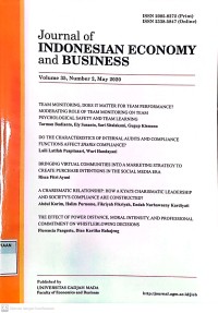 Image of Journal of Indonesian Economy and Business Vol. 35, No. 2 2020