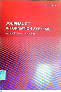 Image of Journal of Information Systems Vol. 16, No. 1 2020