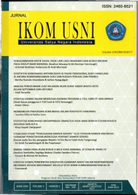 Image of Jurnal Ikom Usni Universitas Satya Negara Indonesia