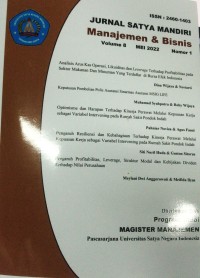 Image of Jurnal Satya Mandiri Vol. 8 No. 1 2022