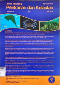 Image of Jurnal teknologi perikanan dan kelautan Vol. 10, No. 1 2019