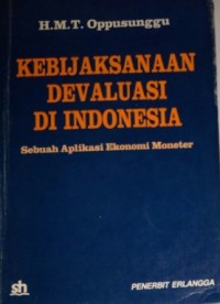 Image of Kebijaksanaan Devaluasi di Indonesia