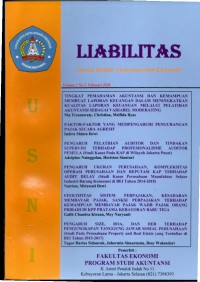 Image of Liabilitas Jurnal Ilmiah Akuntansi dan Ekonomi