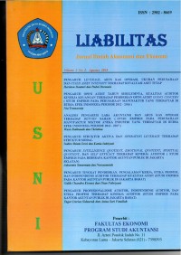 Image of Liabilitas Jurnal Ilmiah Akuntansi dan Ekonomi