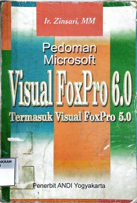 Image of Pedoman microsoft visual foxpro 6.0: termasuk visual FoxPro 5.0