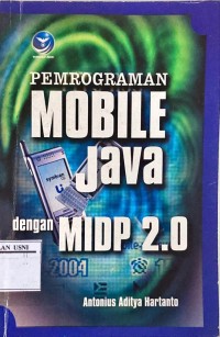 Image of Pemrograman mobile java dengan midp 2.0