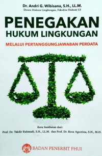 Image of Penegakan hukum lingkungan melalui pertanggungjawaban perdata