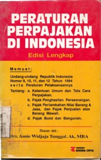 Image of Peraturan perpajakan di Indonesia