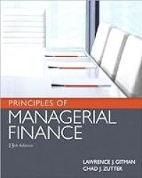 Image of Principles of managerial finance