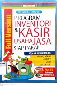 Image of Seri buku CD software: program inventori & kasir usaha jasa