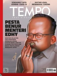 Image of Tempo: pesta benur menteri Edhy