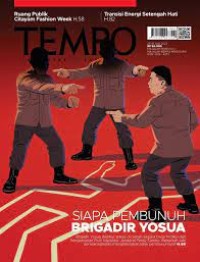 Image of Tempo: siapa pembunuh Brigadir Yosua