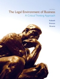 Image of The legal environment of business : a critical thinking approach