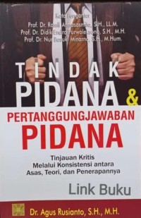 Image of Tindak pidana & pertanggung jawaban pidana
